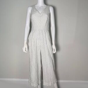 Rachel Zoe Linen Pin Stripe Jumpsuit